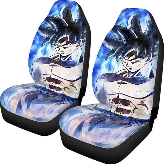 Dragon Ball S Goku Ultra Instinct Blue Car Seat Cover