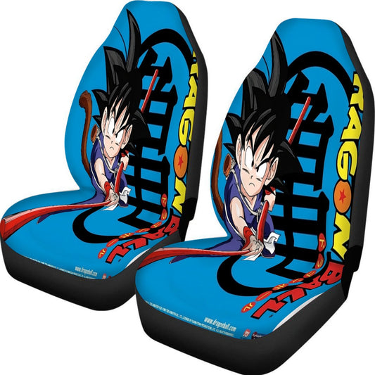 Young Goku Car Seat Cover