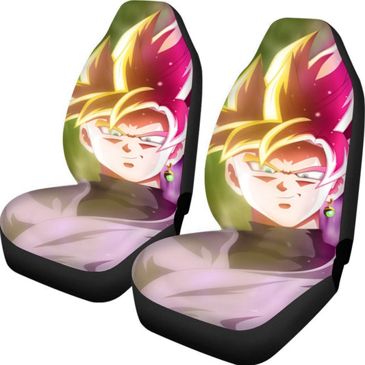 Dragon Ball Super Saiyan Black Goku Rose 2 Epic StyleCar Seat Cover