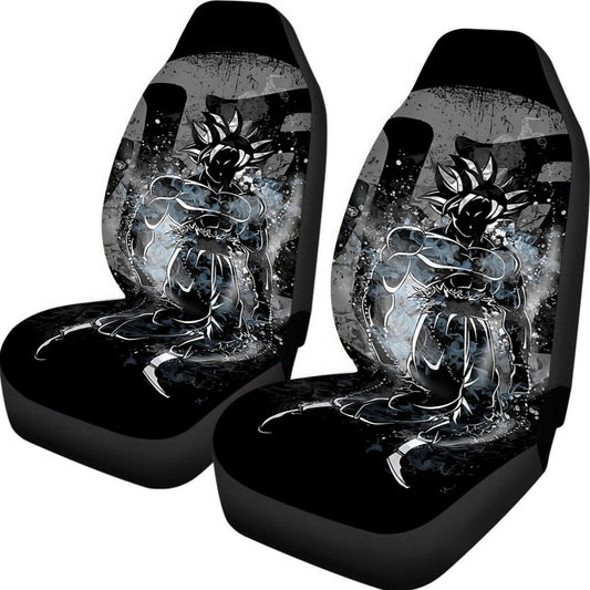 Goku Ultra Instinct Black Car Seat Cover