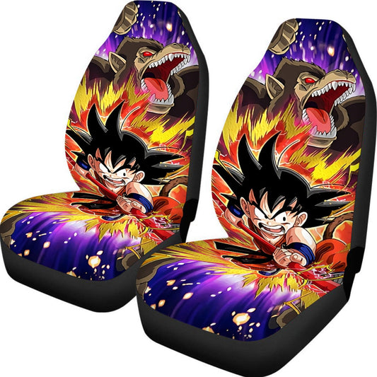 Great Ape Angry Kid Goku 3D Car Seat Cover | DBZ-Store.com