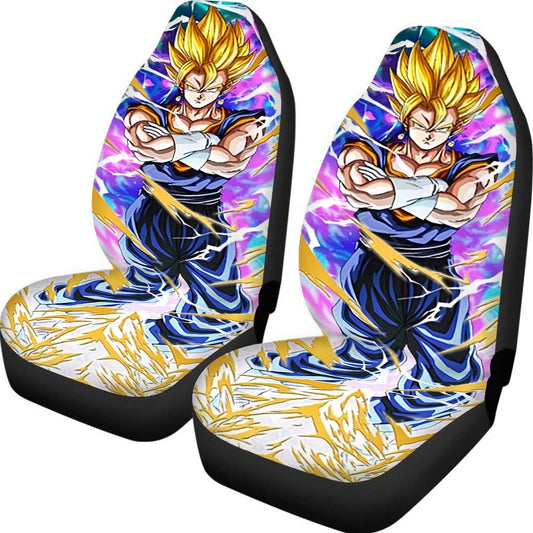 Dragon Ball Vegito Super Power Aura Thunder Earing Super Saiyan Car Seat Cover