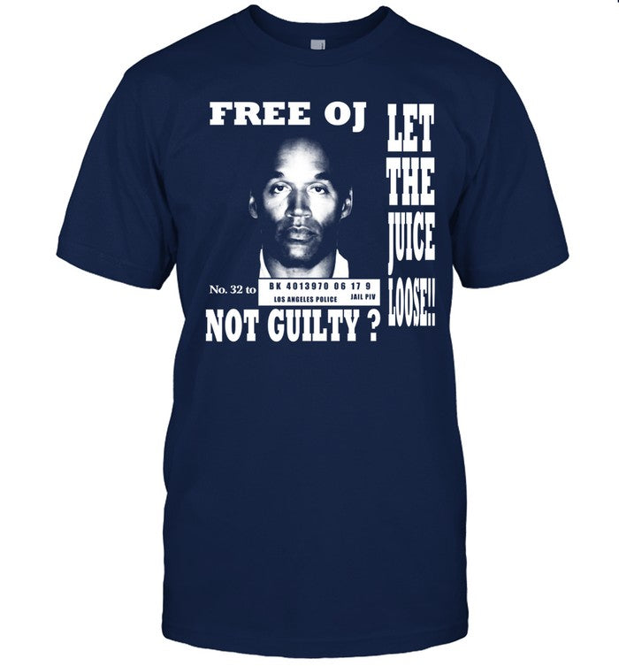 KanyeWest Wearing Free Oj Simpson Let The Juice Loose Not Guilty Hoodie