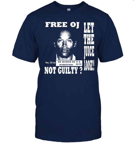 KanyeWest Wearing Free Oj Simpson Let The Juice Loose Not Guilty Hoodie