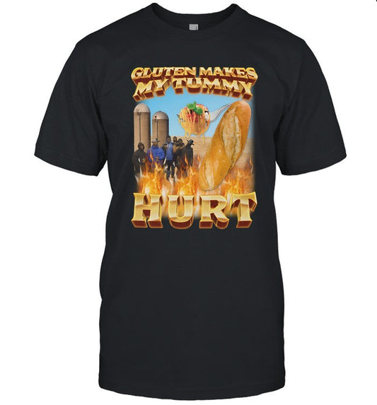 Swag Stimulus Gluten Makes My Tummy Hurt Shirt