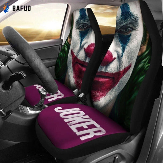 2019 Joker Face Car Seat Covers For Fan Gifts NH11 - Bafud