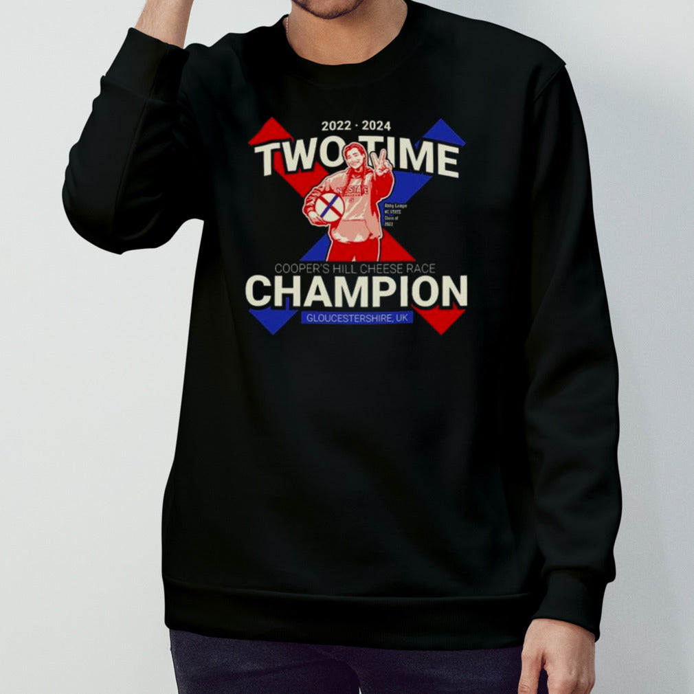 2022-2024 Two Time Cooperâ€™s Hill Cheese Race Champion T-shirt