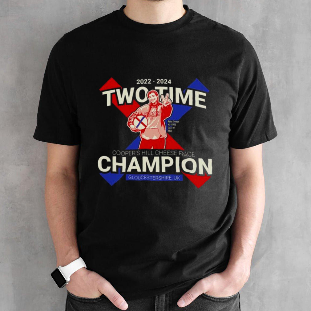 2022-2024 Two Time Cooperâ€™s Hill Cheese Race Champion T-shirt