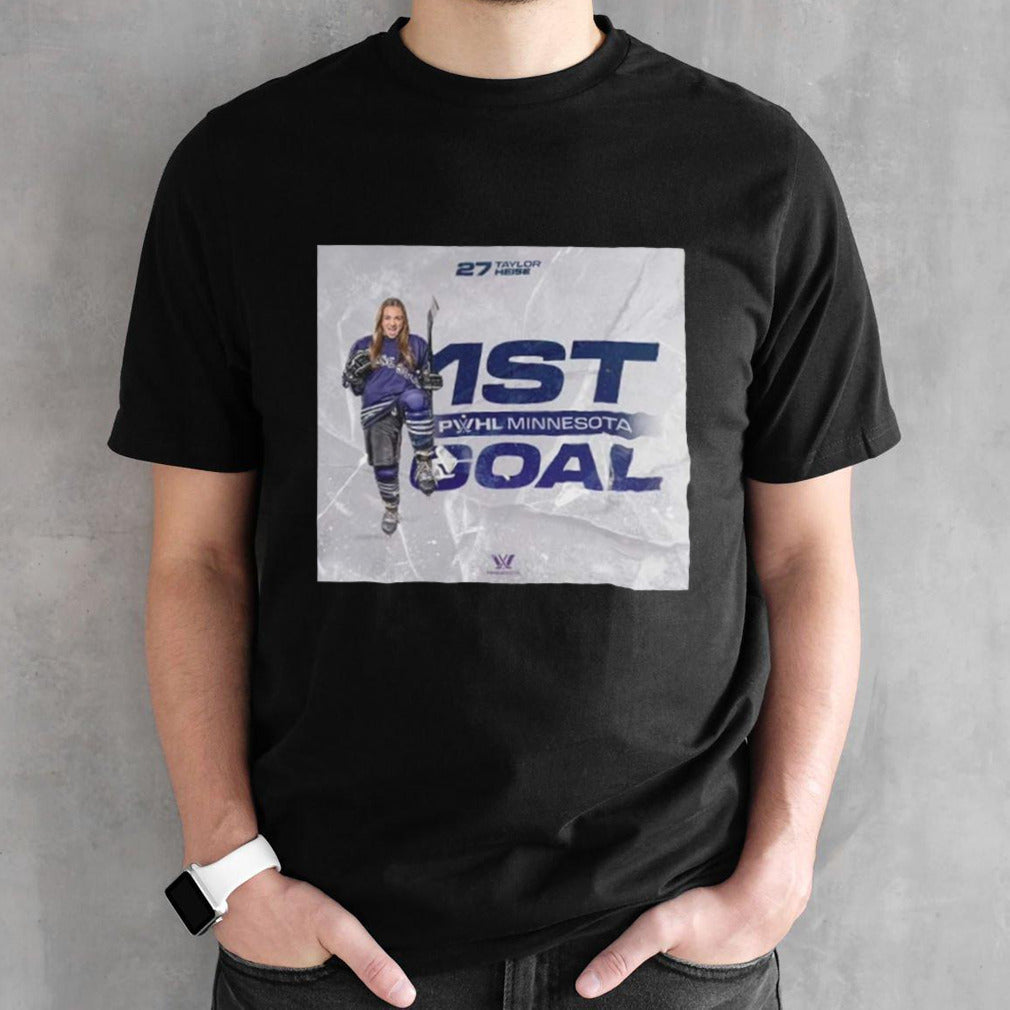 2024 Congrats To Taylor Heise number 27 Has Been 1st PWHL Minnesota Goal poster t shirt