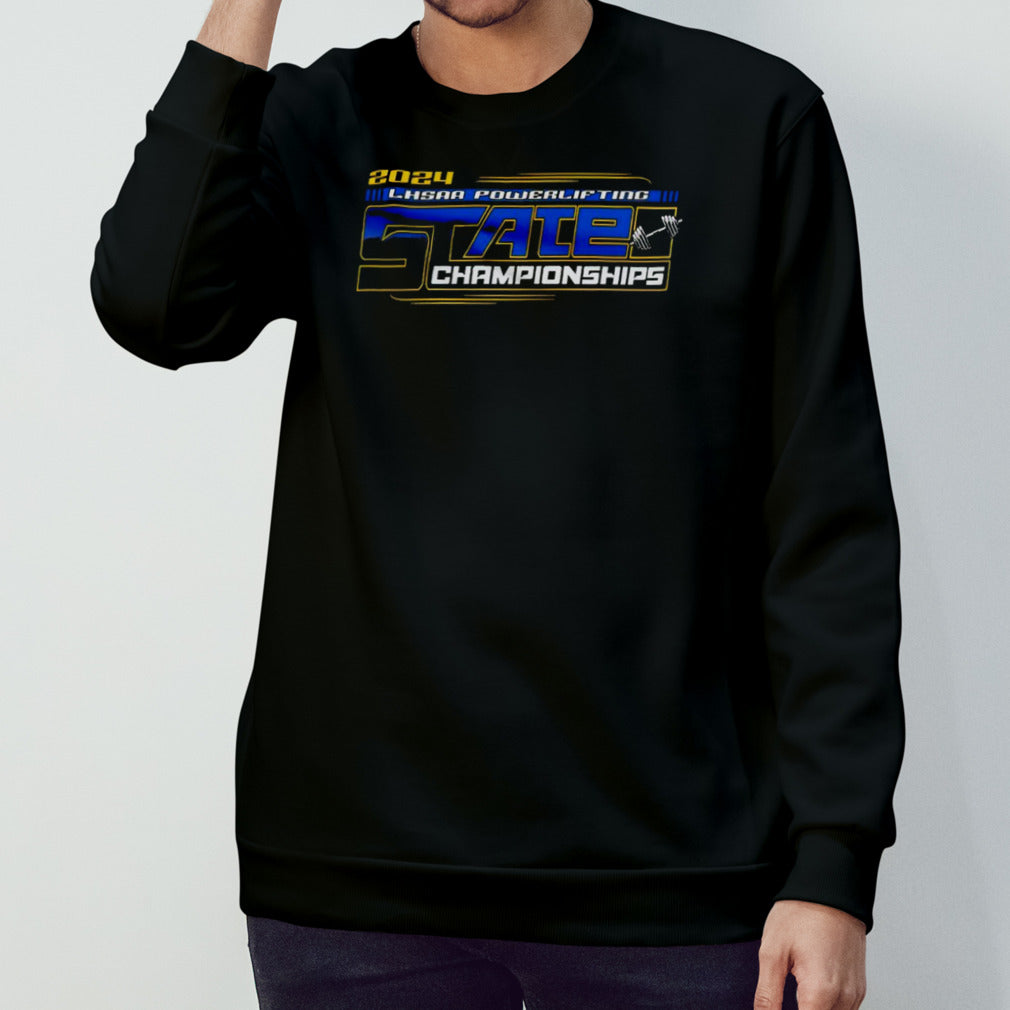 2024 LHSAA Powerlifting Championships shirt