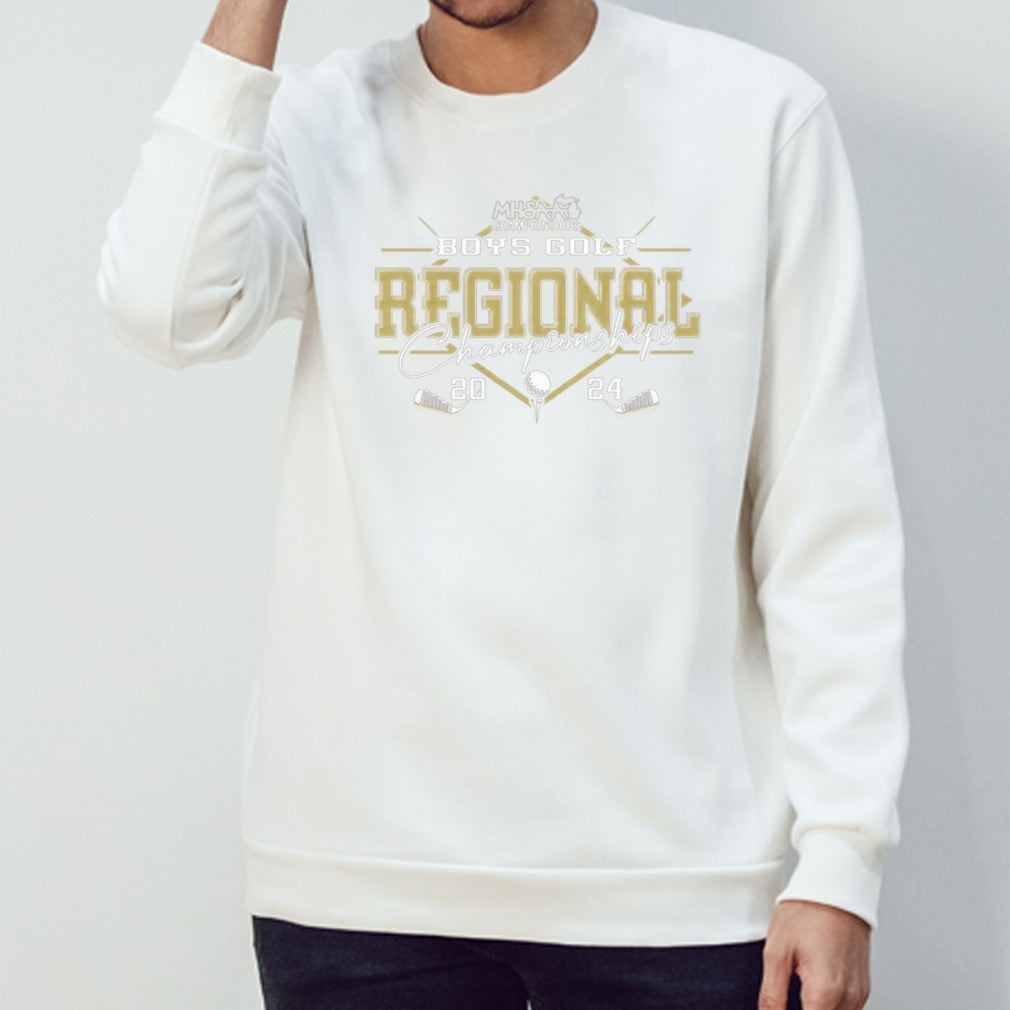 2024 MHSAA Championships Boys Golf Regional Championships Logo T-shirt