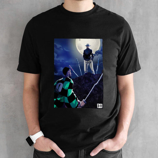 2024 NBA Finals Boston Celtics Vs Dallas Mavericks Head To Head In The Demon Slayer Style Tanjiro Vs Muzan Poster shirt