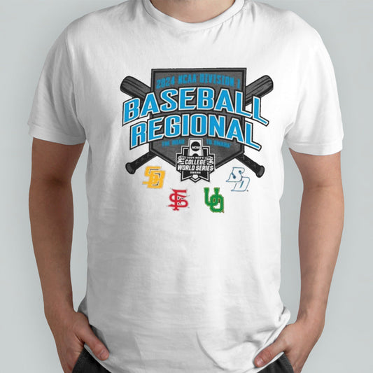 2024 NCAA Division I Baseball Regional SDS Southern Miss FSU Oregon shirt