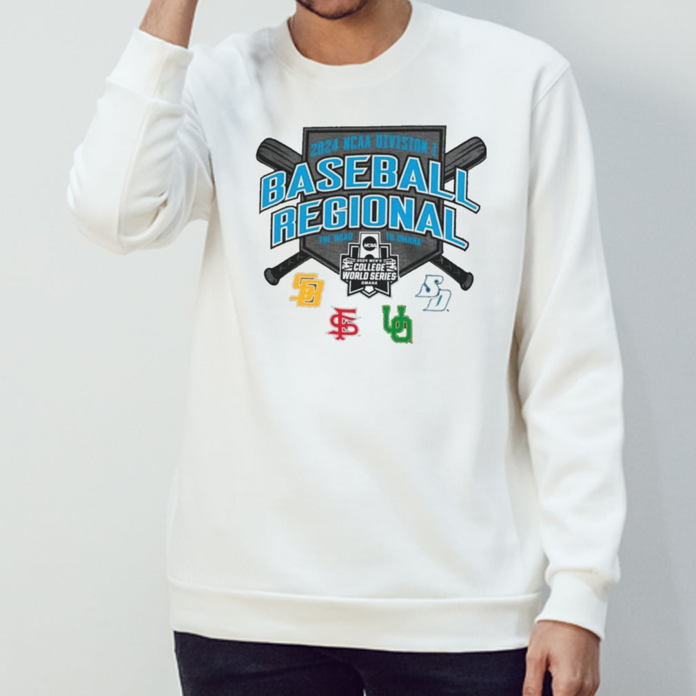 2024 NCAA Division I Baseball Regional SDS Southern Miss FSU Oregon shirt