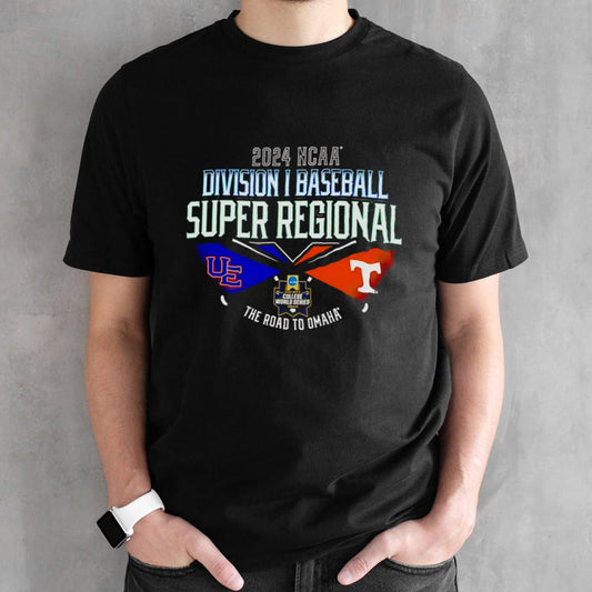 2024 NCAA Division I Baseball Super Regional Evansville Purple Aces vs Tennessee Volunteers shirt