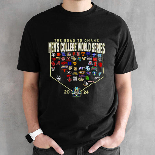 2024 NCAA Menâ€™s Baseball College World Series 64 Team shirt
