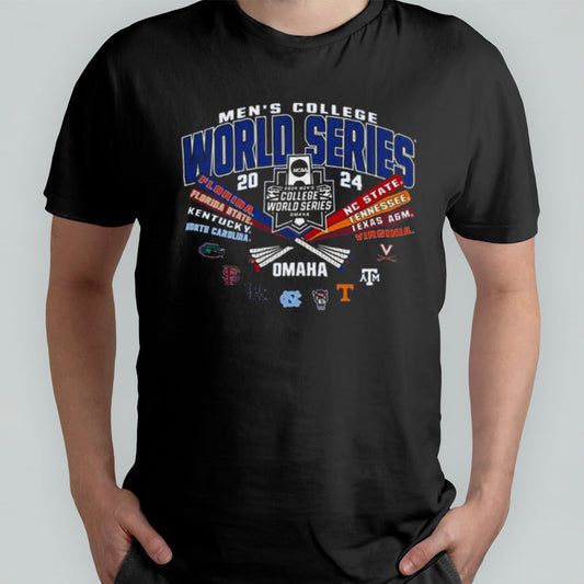 2024 NCAA Menâ€™s College World Series 8 Team Omaha shirt