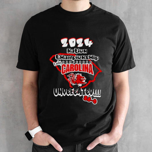 2024 National Championship lady South Carolina Gamecocks undefeated 38-0 shirts