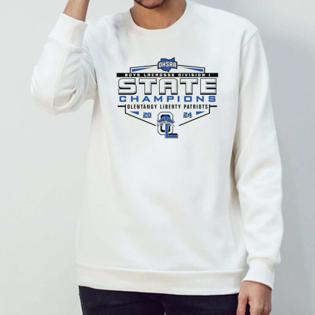 2024 OHSAA Boys Lacrosse Division I State Champions Olentangy Liberty Patriots T-Shirt