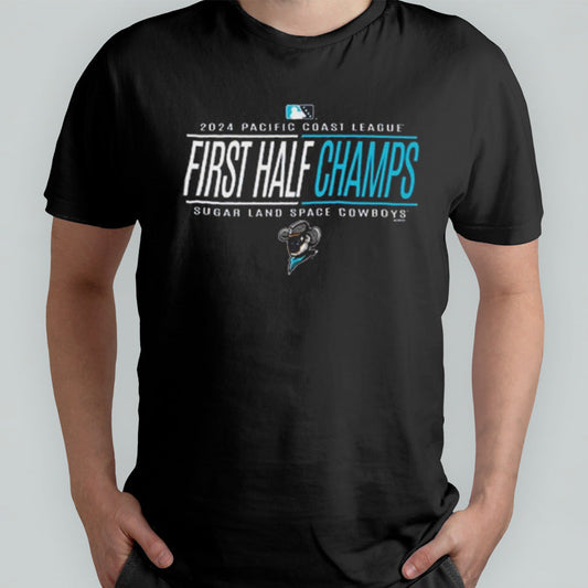 2024 Pacific Coast League First Half Champs Sugar Land Space Cowboys T-shirt