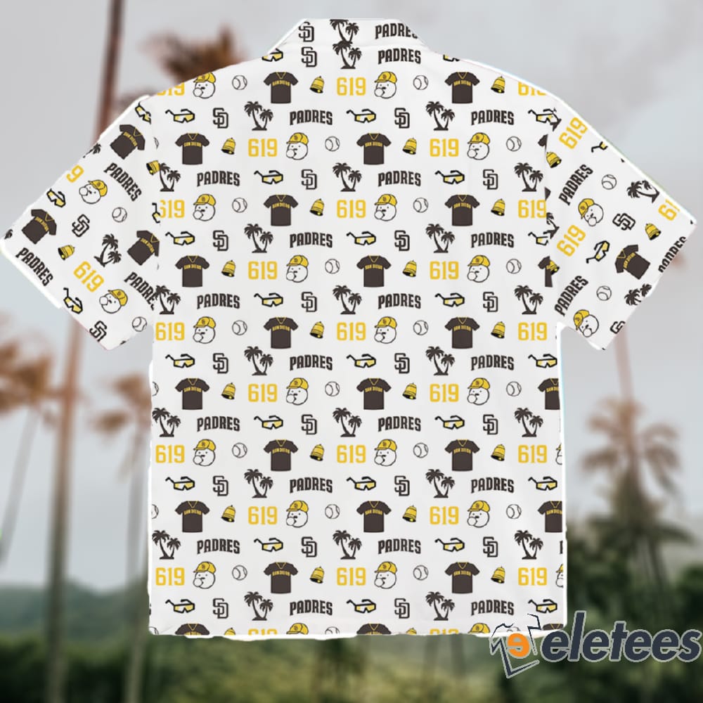 2024 Padres 619 Aloha Shirt Giveaway