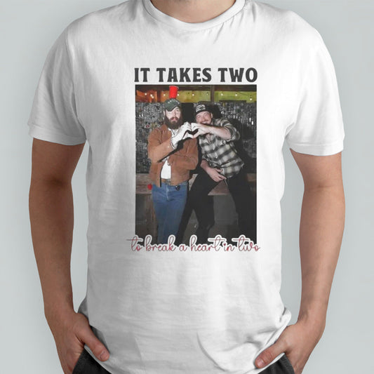 2024 Post Malone Morgan Wallen It Takes Two To Break A Heart In Two shirt