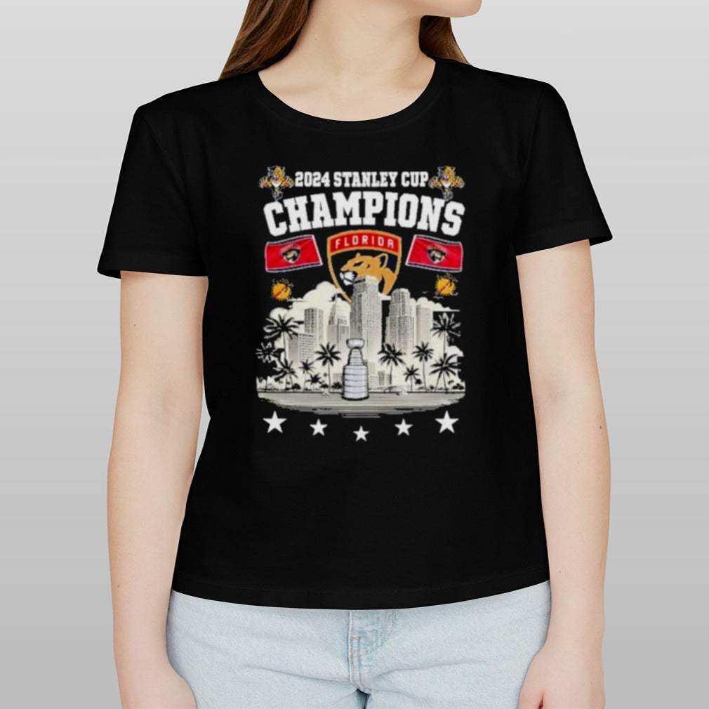 2024 Stanley Cup Champions Florida City Skyline Shirt