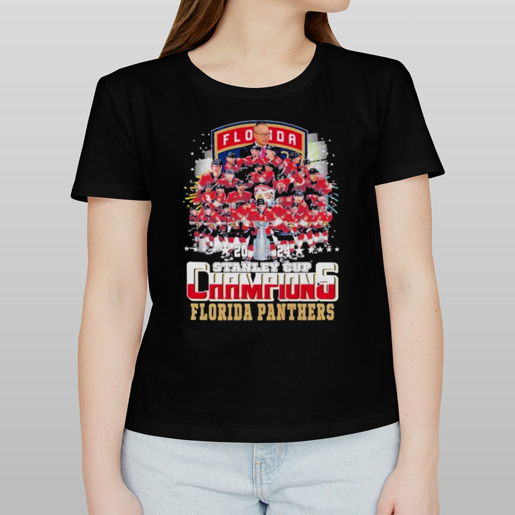 2024 Stanley Cup Champions Florida Panthers Team Hockey T shirt