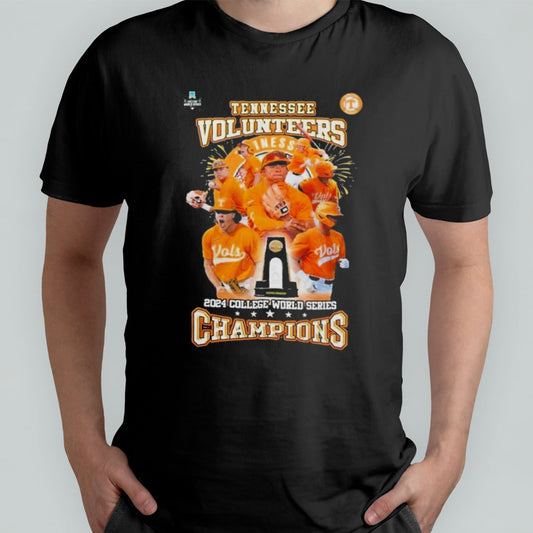 2024 Tennessee Volunteers World Series Baseball Champions T-Shirt