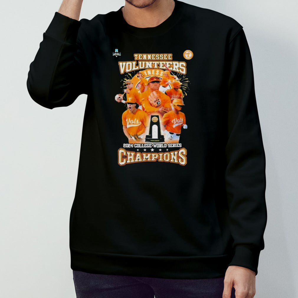 2024 Tennessee Volunteers World Series Baseball Champions T-Shirt