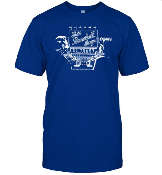 Ny Yankees John Sterling Suzyn Waldman Tee Shirt