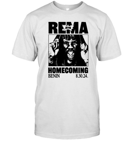 Rema Homecoming Benin 8.30.24. T Shirt, Hoodie, Sweatshirt
