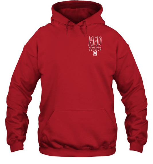 Red Maryland's Version Hoodie