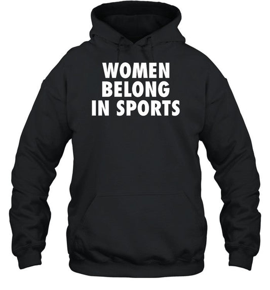 Ali Thanawalla Women Belong In Sport Hoodie