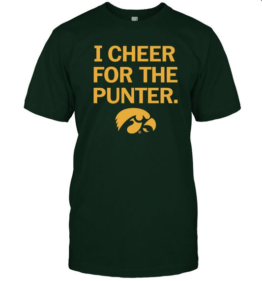 No Context College Football I Cheer For The Punter Iowa Hawkeyes Shirt