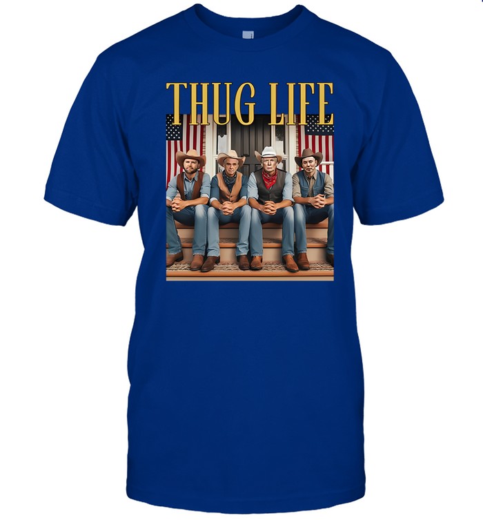 Trump Vance Elon Kennedy Thug Life T-Shirt