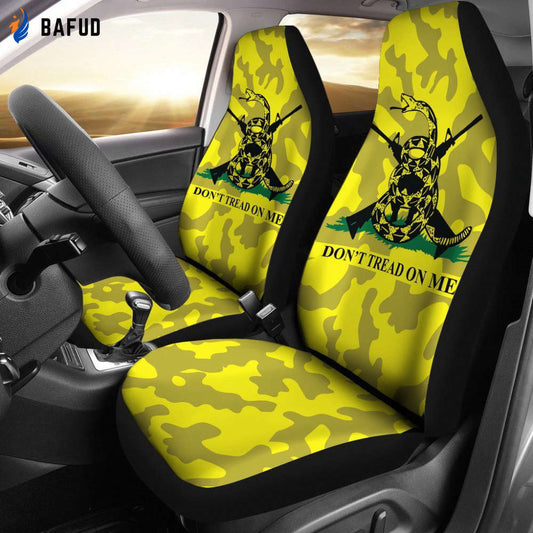 2nd Amendment Don't Tread On Me Car Seat Covers For Fan Gifts - Bafud