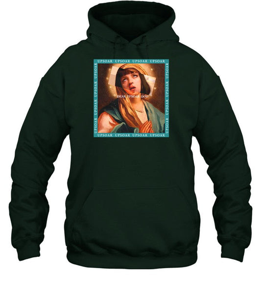 Doja Cat Wearing Upsoar Dear Upsoar God Hoodie