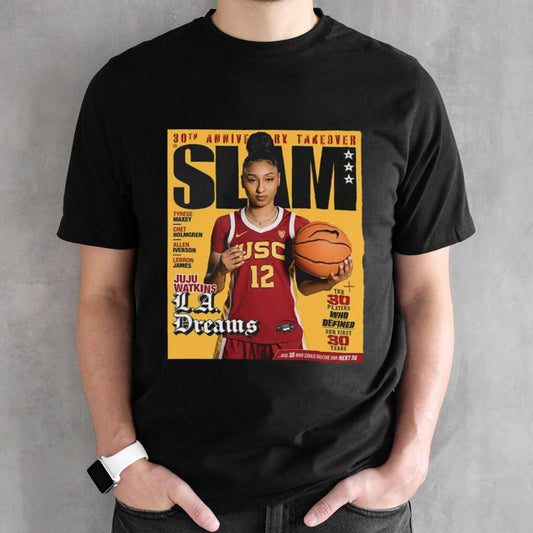 30th Anniversary Takeover Slam Magazine Juju Watkins La Dreams The 30 Players Who Defined Our First 30 Years T-Shirts