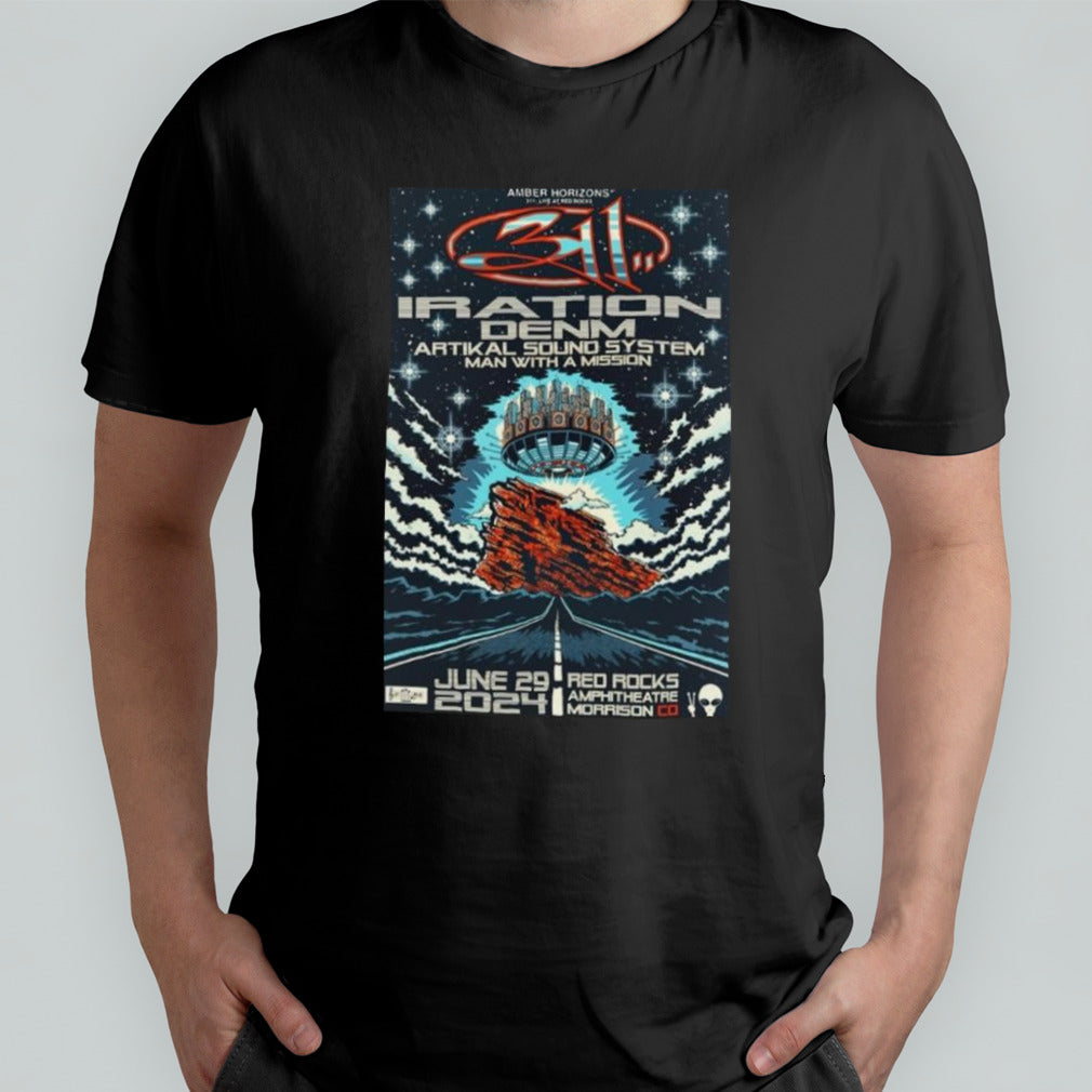 311 June 29 2024 Red Rocks Amphitheatre Morrison CO T-shirt