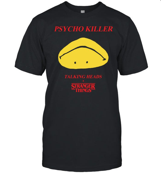 Stranger Things Things Stranger Things X Talking Heads Psycho Killer Shirt