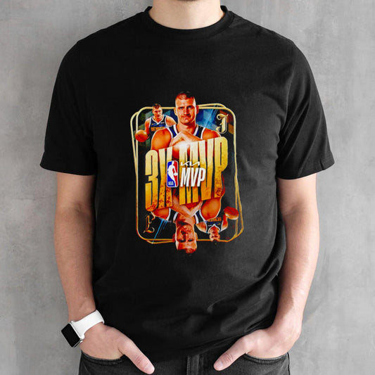 3X MVP Nikola Jokic Card shirt