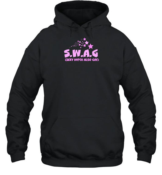 Swag Sexy Witch Also Gay Hoodie