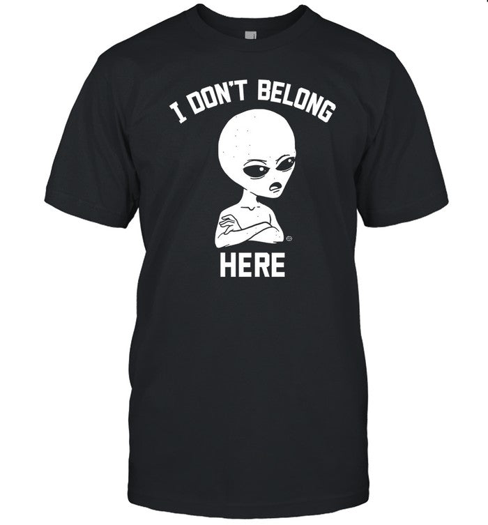 ReyMysterio Wearing I Don't Belong Here Shirt