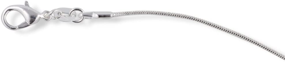 Emerald Park Jewelry American Flag Large Charm Snake Chain Necklace