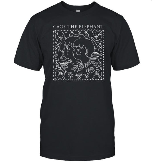 Cage The Elephant Twins Tee Shirt