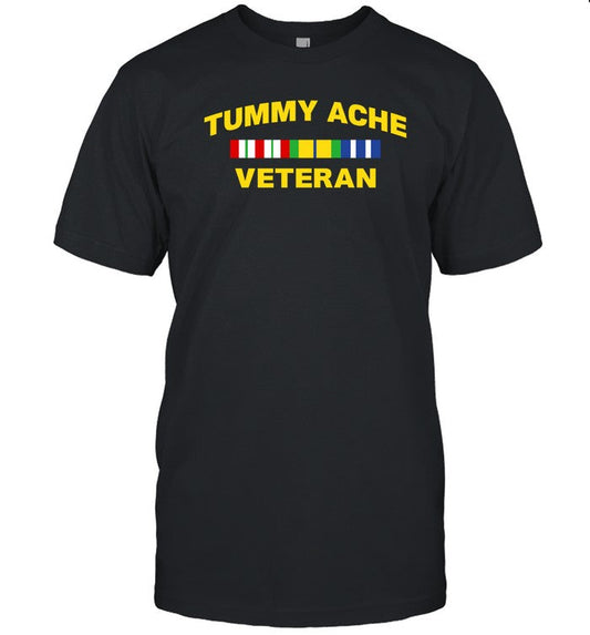 Shitheadsteve Tummy Ache Veteran T Shirt
