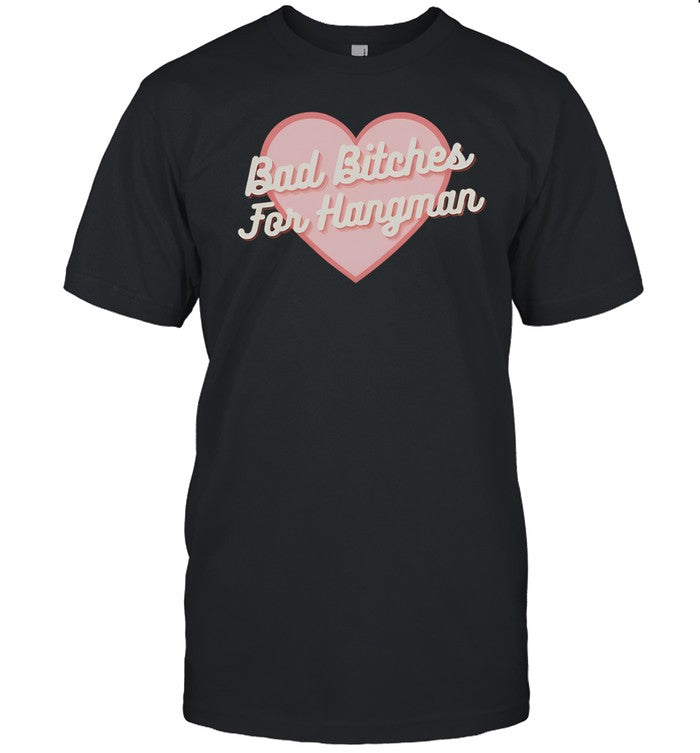 Vegansuperkick Wearing Bad Bitches For Hangman Tee