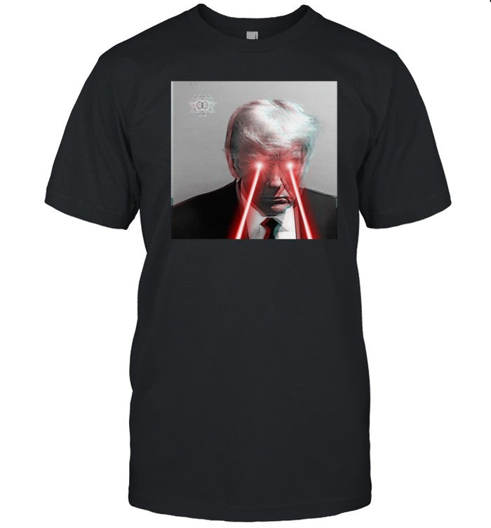 Donald Trump Laserbeam Mugshot Hoodie