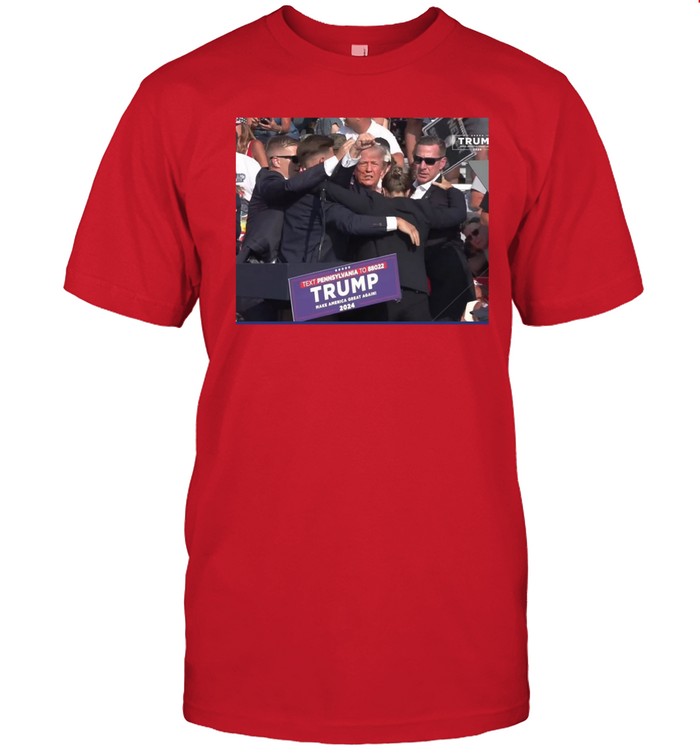 Trump Being Taken Off Stage By Secret Service Shirt